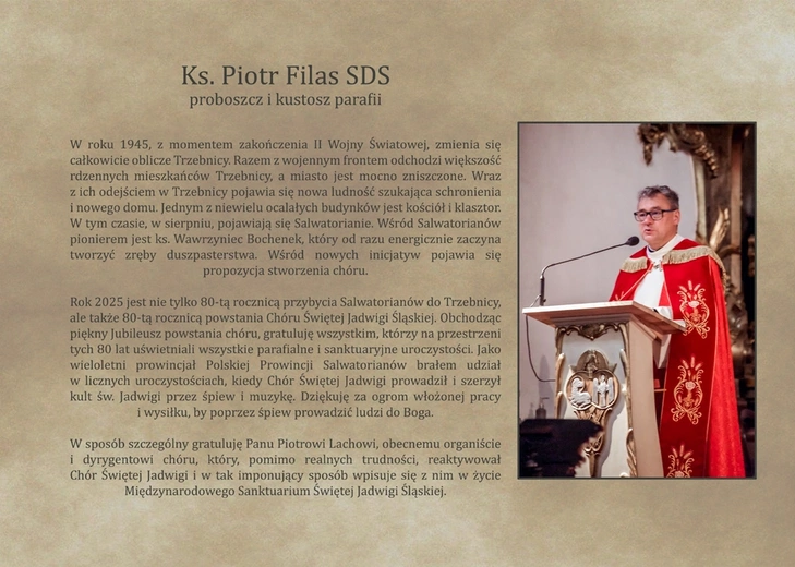 Wystawa poświęcona Chórowi św. Jadwigi w Trzebnicy