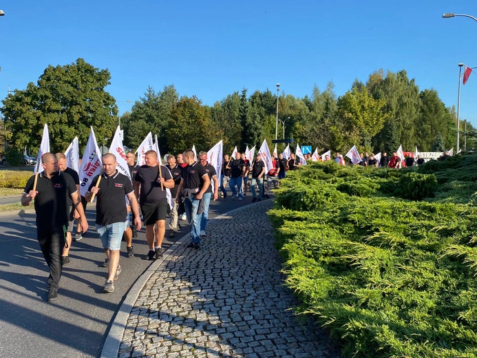 Jastrzębie Zdrój. Protest w obronie JSW