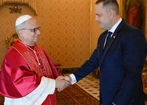 Prezydent Nawrocki na audiencji u Papieża Leona XIV