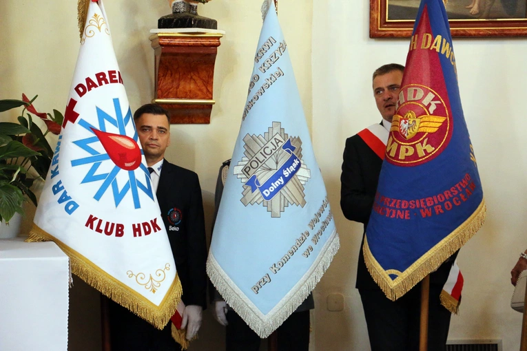 5-lecie Klubu Honorowych Dawców Krwi PCK przy urzędzie gminy Długołęka