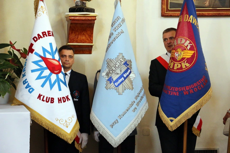 5-lecie Klubu Honorowych Dawców Krwi PCK przy urzędzie gminy Długołęka