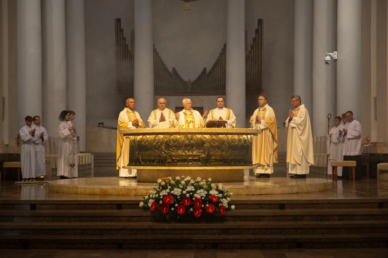 Msza św. z okazji 45. rocznicy powstania NSZZ "Solidarność"