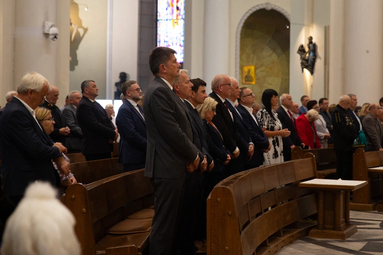 Msza św. z okazji 45. rocznicy powstania NSZZ "Solidarność"