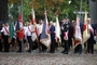 W uroczystościach udział wzięły liczne poczty sztandarowe oddziałów NSZZ "Solidarność" z regionu, szkół, stowarzyszeń patriotycznych.