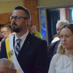 Męski Różaniec w parafii Pelagów