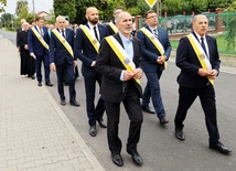 Męski Różaniec w parafii Pelagów