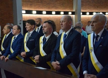 Męski Różaniec w kościele w Pelagowie