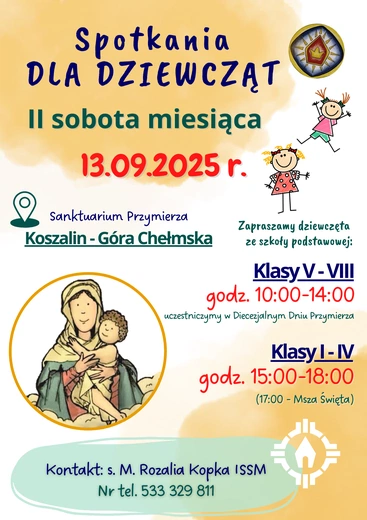 Spotkania formacyjne dla dziewcząt