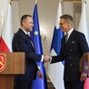 Karol Nawrocki i Alexander Stubb