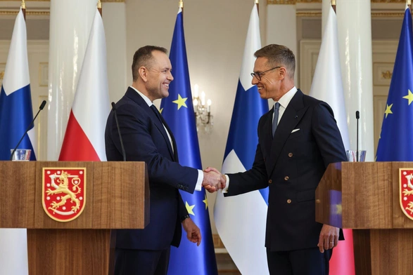 Karol Nawrocki i Alexander Stubb