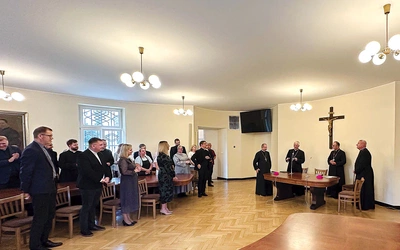 Nowy arcybiskup spotkał się z pracownikami kurii oraz instytucji diecezjalnych.