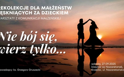 Zapisy na dzień skupienia, który odbędzie się 27 września, trwają do 22 września. Szczegóły na www.abrahamisara.pl. 