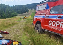 Beskidzki GOPR: 229 interwencji w wakacje; życia dwóch osób nie uratowano