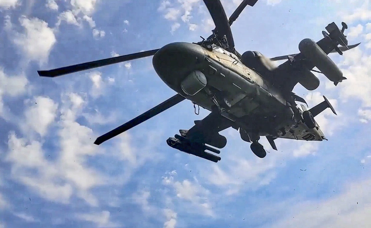 Rosyjski śmigłowiec KA-52