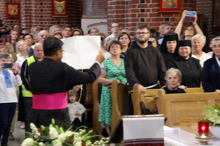 Przedstawienie nowego greckokatolickiego biskupa nominata we Wrocławiu