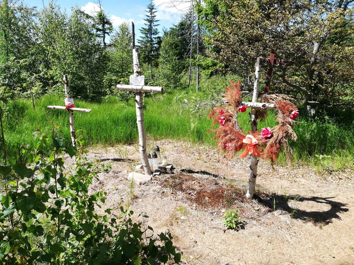 Partyzancka mogiła na stokach Baraniej