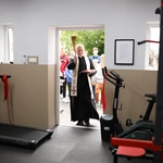 Otwarcie siłowni parafialnej w Słupi