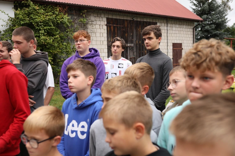 Otwarcie siłowni parafialnej w Słupi