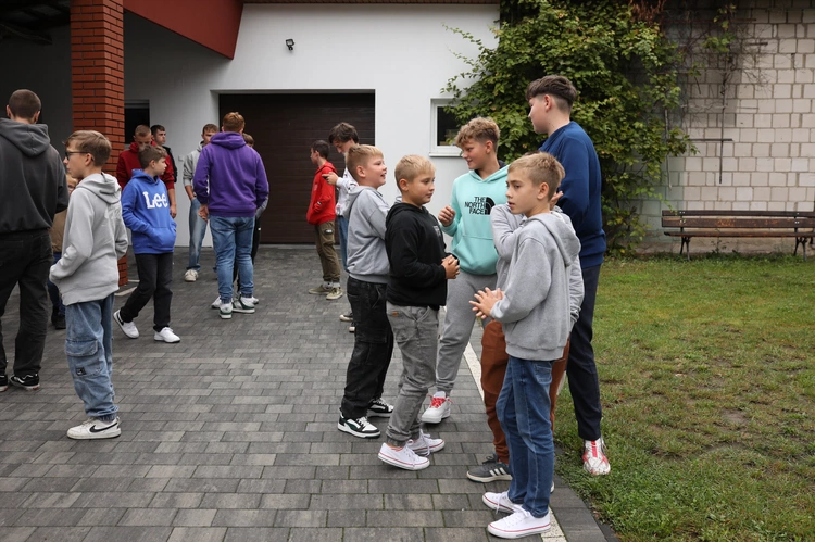 Otwarcie siłowni parafialnej w Słupi