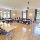 Rekolekcjonista prowadził uczestników drogą lectio divina. 