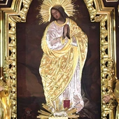 Obraz Matki Bożej z głównego ołtarza. 
