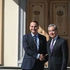 Wang Yi podczas spotkania z ministrem Sikorskim