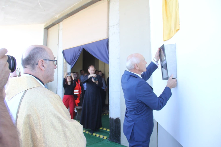 Wmurowanie kamienia węgielnego w Czarnym Potoku