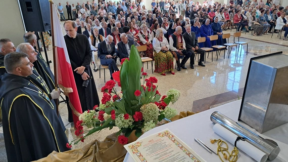 Wmurowanie kamienia węgielnego w Czarnym Potoku