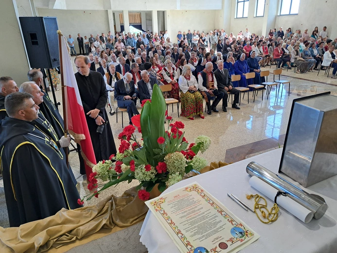 Wmurowanie kamienia węgielnego w Czarnym Potoku