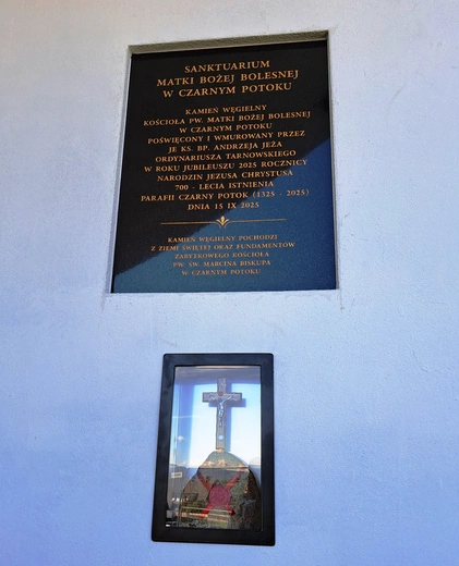 Wmurowanie kamienia węgielnego w Czarnym Potoku