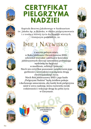 Certyfikat Pielgrzyma Nadziei czeka na Ciebie!