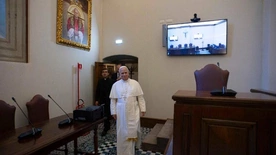 Papież odwiedził nową aulę Trybunału Watykańskiego