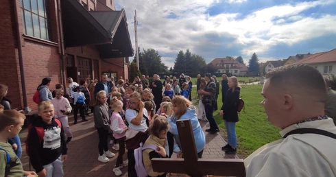 Pielgrzymka dzieci do św. Stanisława