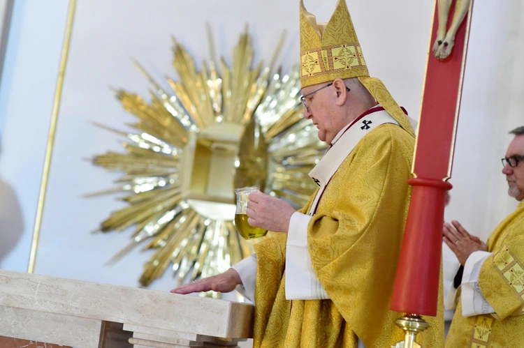 Ostróda. Poświęcenia kościoła Świętych Hiacynty i Franciszka