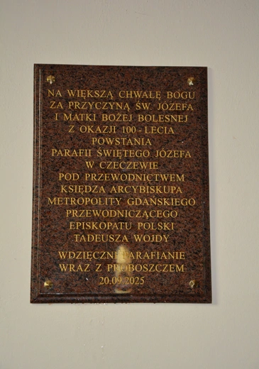100 lat parafii św. Józefa w Czeczewie