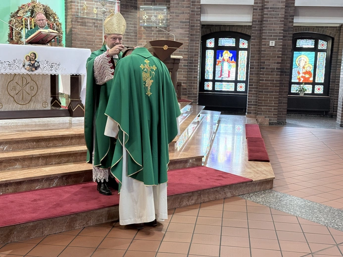 Posłanie na misje ks. Mateusza Gamzy