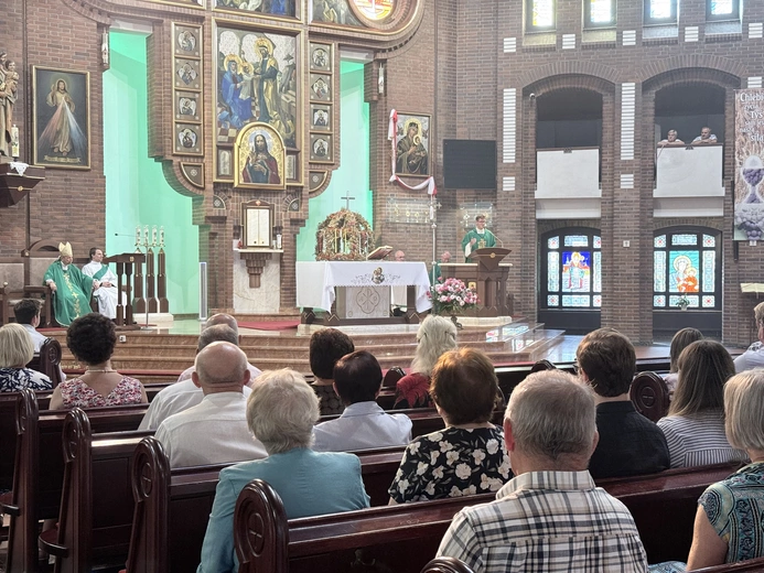 Posłanie na misje ks. Mateusza Gamzy