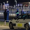 Policja przy lotnisku w Kopenhadze, 22 września, wieczór