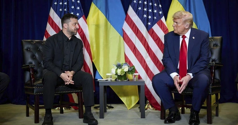 Doland Trump spotkał się z Wołodymyrem Zełeńskim