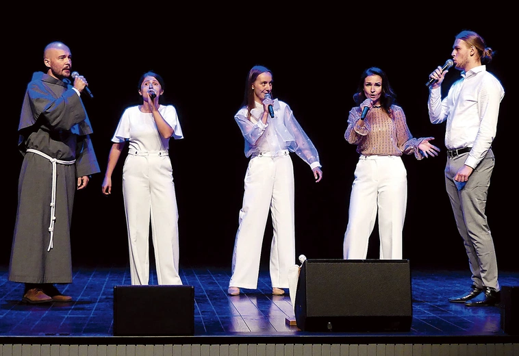  Zdobywca Grand Prix, Kwintet wokalny z Centrum św. Maksymiliana w Harmężach, zrobił furorę w ubiegłym roku.