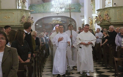 W bazylice modliło się wielu mieszkańców Lublina.