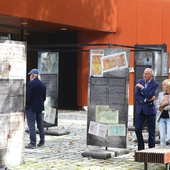 Ekspozycję można oglądać przed siedzibą CMJW w Łambinowicach.