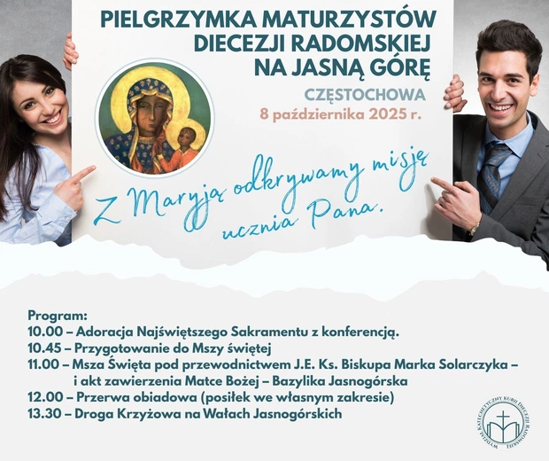 Pielgrzymka maturzystów na Jasną Górę