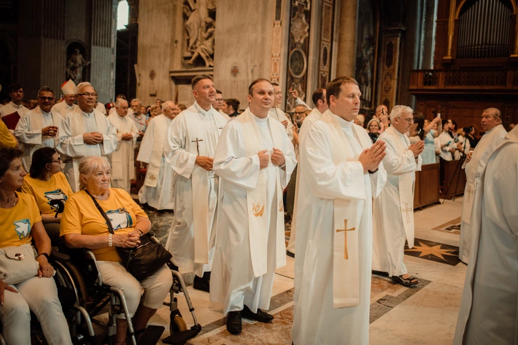 Eucharystia w bazylice św. Piotra