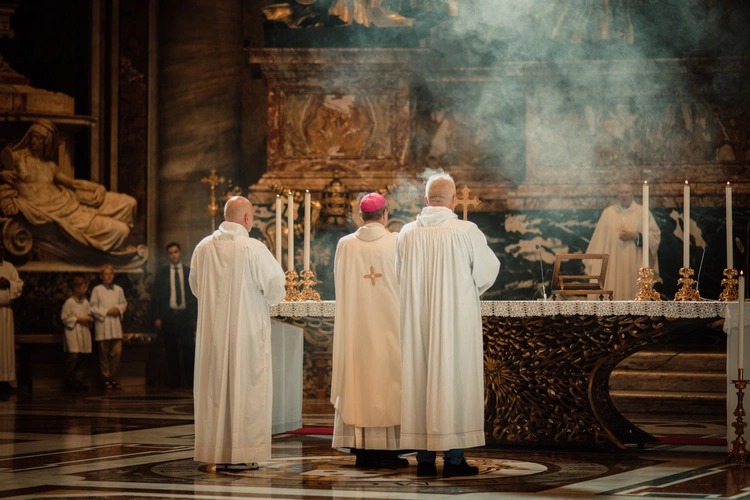 Eucharystia w bazylice św. Piotra
