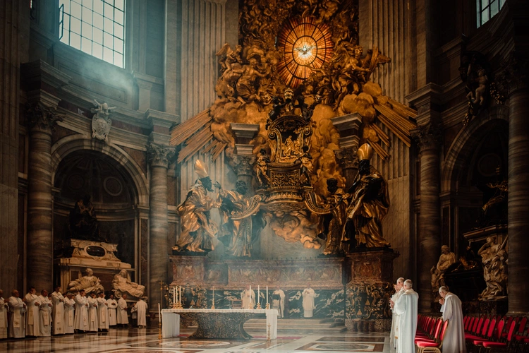 Eucharystia w bazylice św. Piotra