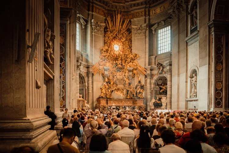 Eucharystia w bazylice św. Piotra