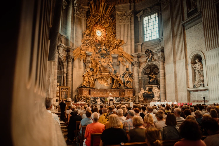 Eucharystia w bazylice św. Piotra