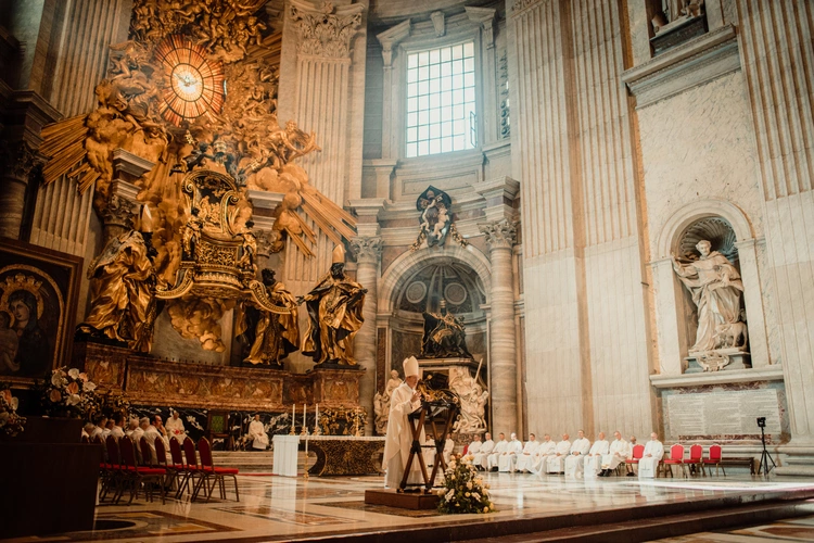 Eucharystia w bazylice św. Piotra