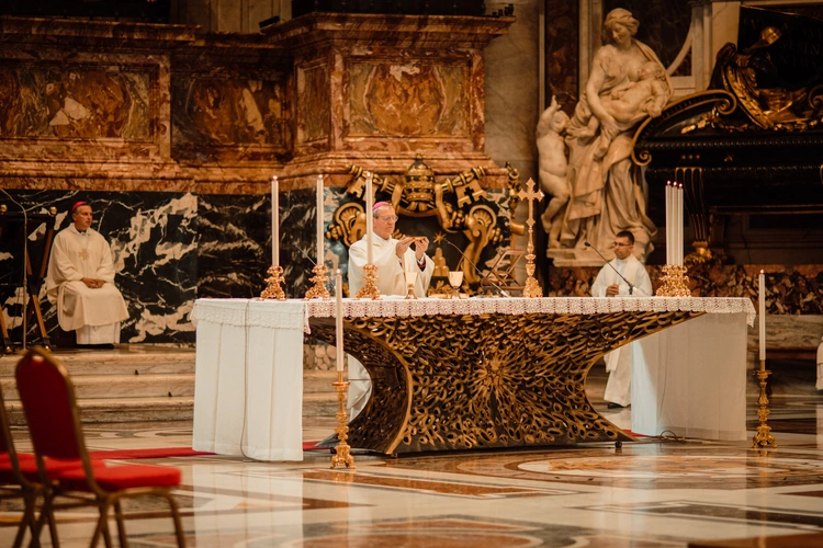 Eucharystia w bazylice św. Piotra